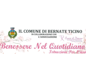 “Benessere nel quotidiano” - Domenica, 12 Novembre 2017 - dalle 14.30 - Municipio di Bernate Ticino